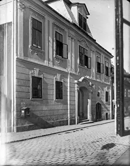 Cities Prints: Beethoven house in Nussdorf