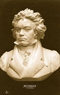 Ludwig van Beethoven (1770-1827) Collection: Beethovens Bust