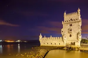 Belem Tower at night