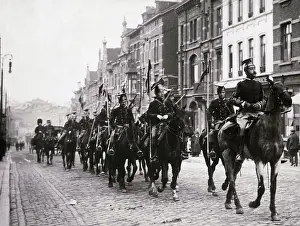 Belgian Lancers In Brussels