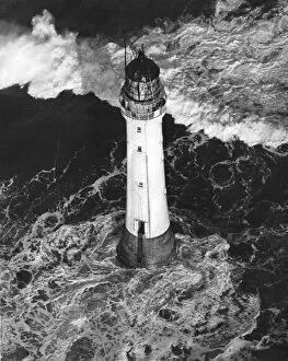 Historical Central Press Art Prints Collection: Bell Rock Lighthouse