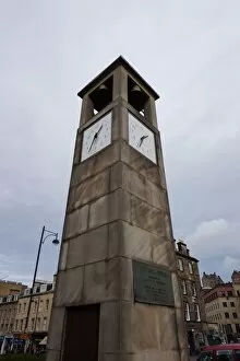 Images Dated 28th October 2016: Bell tower at Festival Square, Edinburgh, United Kingdom