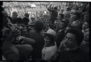 Bella Abzug Smiling at the National Women's Political Caucus