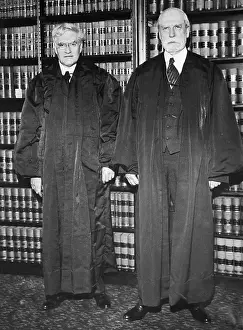 Ben Cardozo And Charles Hughes In Robes