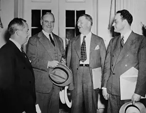 Ben Cohen with William Donovan and Frank Knox and Richard Mahar