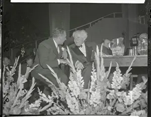 Vincent R Prints: Ben Gurion and Vincent Impelliteri at Podium