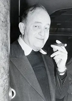 Screenwriter Prints: Ben Hecht, Author, Smoking Cigar