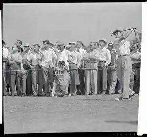 Mamaroneck Prints: Ben Hogan Playing Golf
