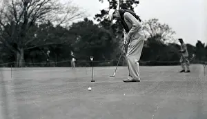 Ben Hogan Putting at Masters Tournament