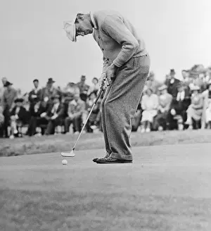 Ben Hogan Putting to win Tournament
