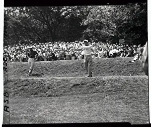 Springfield Prints: Ben Hogan Swinging Golf Club