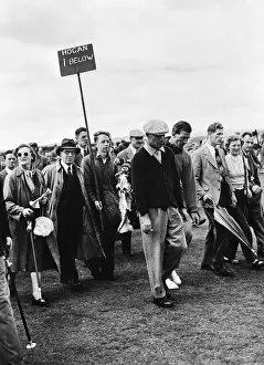 Sweater Prints: Ben Hogan Walking on Golf Course