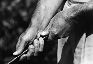 New Rochelle Prints: Ben Hogan's Hands on Golf Club