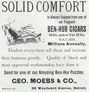 T1710655 Prints: Ben Hur Cigars