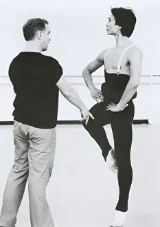 Instructor Prints: Ben Stevenson Teaching Li Cunxin