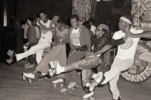 Discotheque Prints: Ben Vereen Gets Roller Skating Lessons