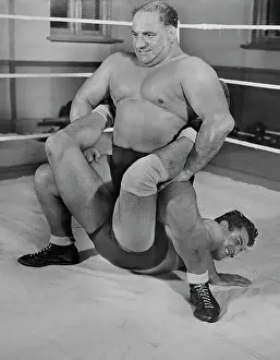 M Spo Wres Training Prints: Bend Him