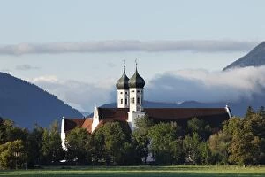Benediktbeuern Abbey, Upper Bavaria, Bavaria, Germany, Europe, PublicGround