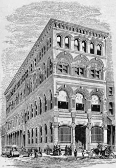 Trolley Bus Prints: Beneficial Saving Fund Society Of Philadelphia