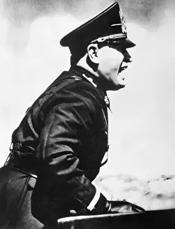 Benito Mussolini Giving Speech