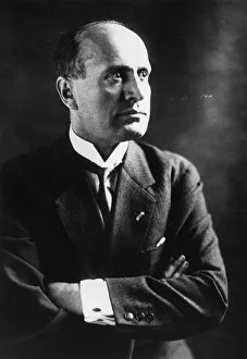 Topical Press Agency Collection: Benito Mussolini Portrait 1925