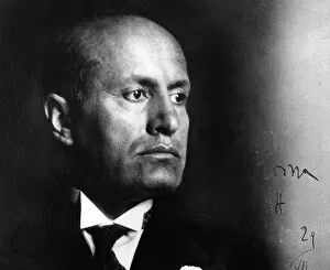 Benito Mussolini Portrait 1935