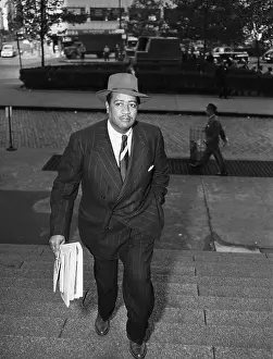 Courthouse Prints: Benjamin Davis, Jr. Walks Up Court Steps