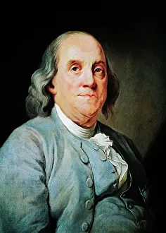 Cravat Prints: Benjamin Franklin after Joseph Siffred Duplessis