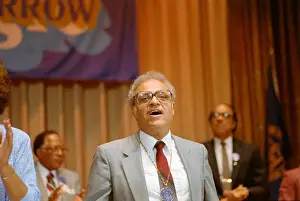 Benjamin Hooks Attending Convention