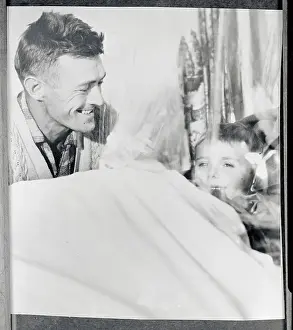 Benjamin Hooper Smiling at his Son
