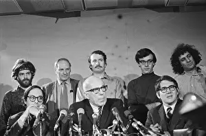Psychologist Prints: Benjamin Spock and Chicago Seven at Press Conference
