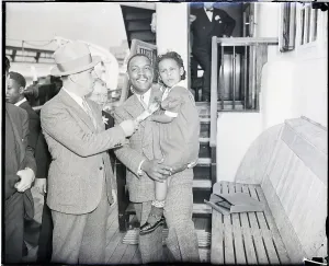 Bandleader Prints: Benny Carter with Daughter