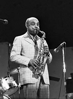 Saxophone Prints: Benny Carter Plays Saxophone on Stage