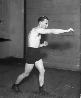 Benny Leonard Punching