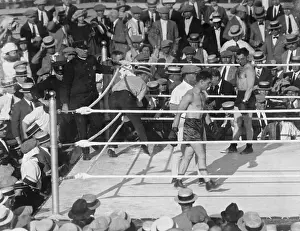 Benny Leonard and Rocky Kansas in Ring