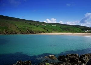 Images Dated 12th April 2016: Benwee Head And Portacloy Beach, Co Mayo, Ireland