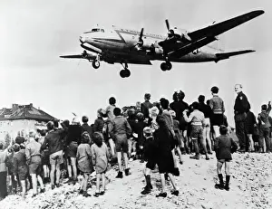 Supply Prints: Berlin Airlift Plane Landing