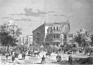 Original Date Prints: Berlin, Germany, at the corner of Lennestrasse and Bellevuestrasse
