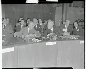 Bernard Baruch and Alexander Cadogan