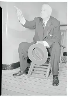 Austerity Prints: Bernard Baruch Gesturing