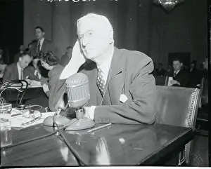 Bernard Baruch Testifying