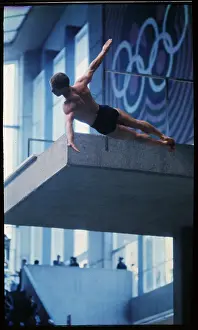 Bernard Wrightson Diving in Springboard Event