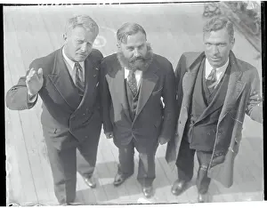 Bernt Balchen with Dana Coman and Walter EJ Lanz