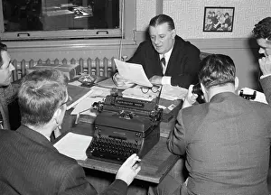 Commissioner Prints: Bert Bell Passes Sentence Of Nfl Bribe