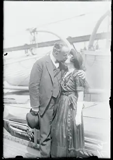 Bert Levy Kissing Josie Heather