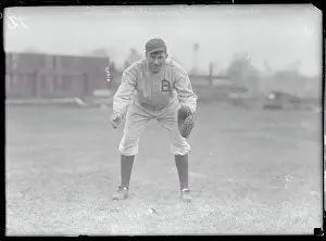 Macon Prints: Bert Whaling in Catching Stance