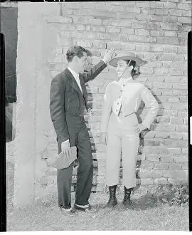 Bertha Trujillo Talking With a Colleague