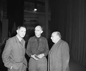 Bertold Brecht With Hans Eisler