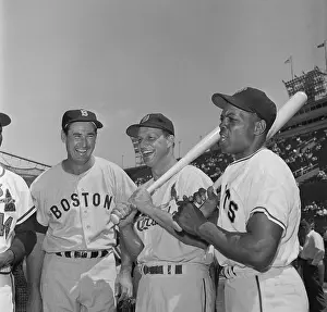 Stan Musial Prints: Best Hitters Posing with Baseball Bats