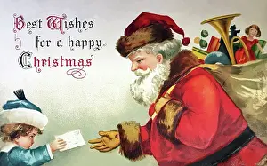 Toys Prints: Best Wishes for a Happy Christmas
